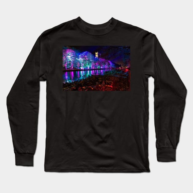 Durham Riverside Lumiere Long Sleeve T-Shirt by Reg-K-Atkinson